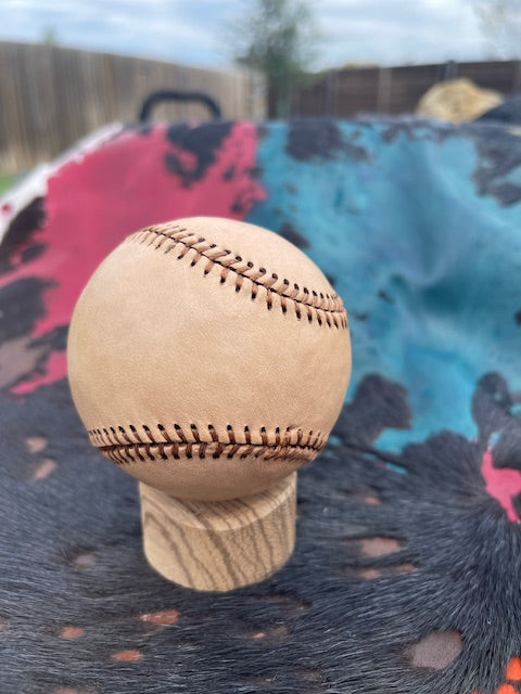 Natural Leather Baseball