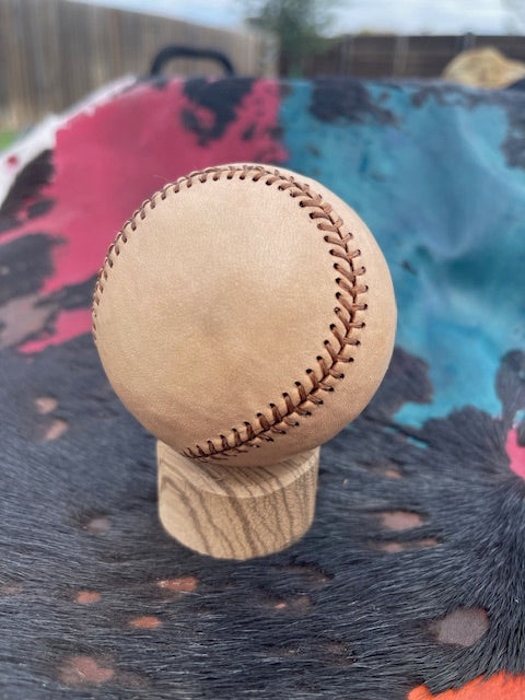 Natural Leather Baseball